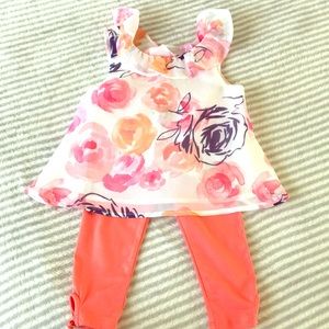 Janie and Jack flowery outfit